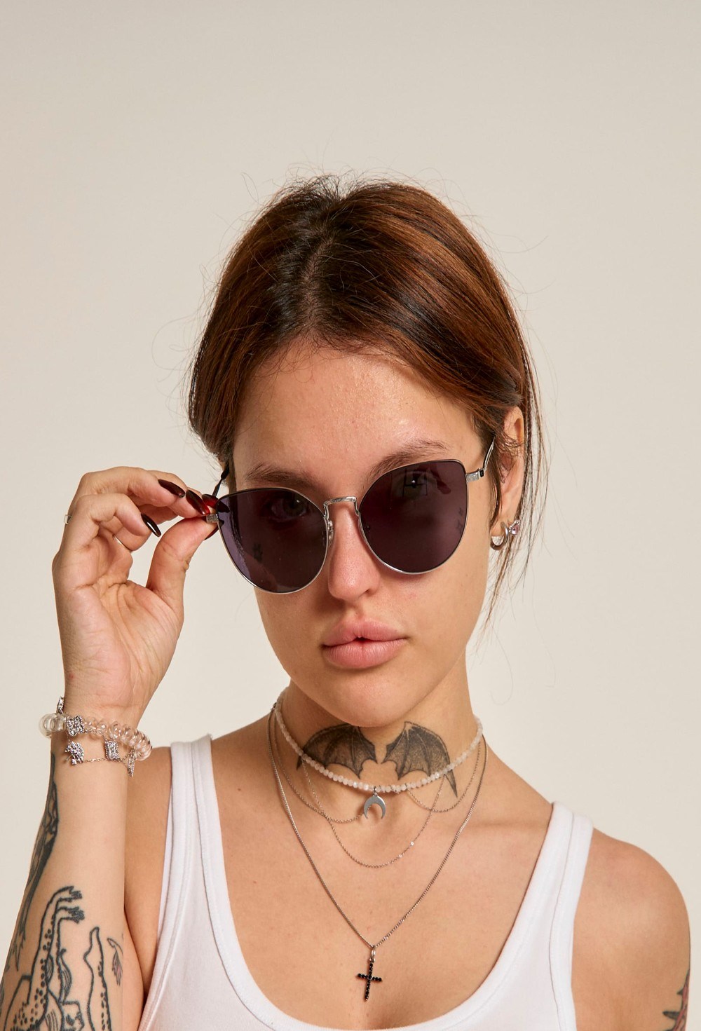 Очки BIG KISS Silver-Black - фото 100245