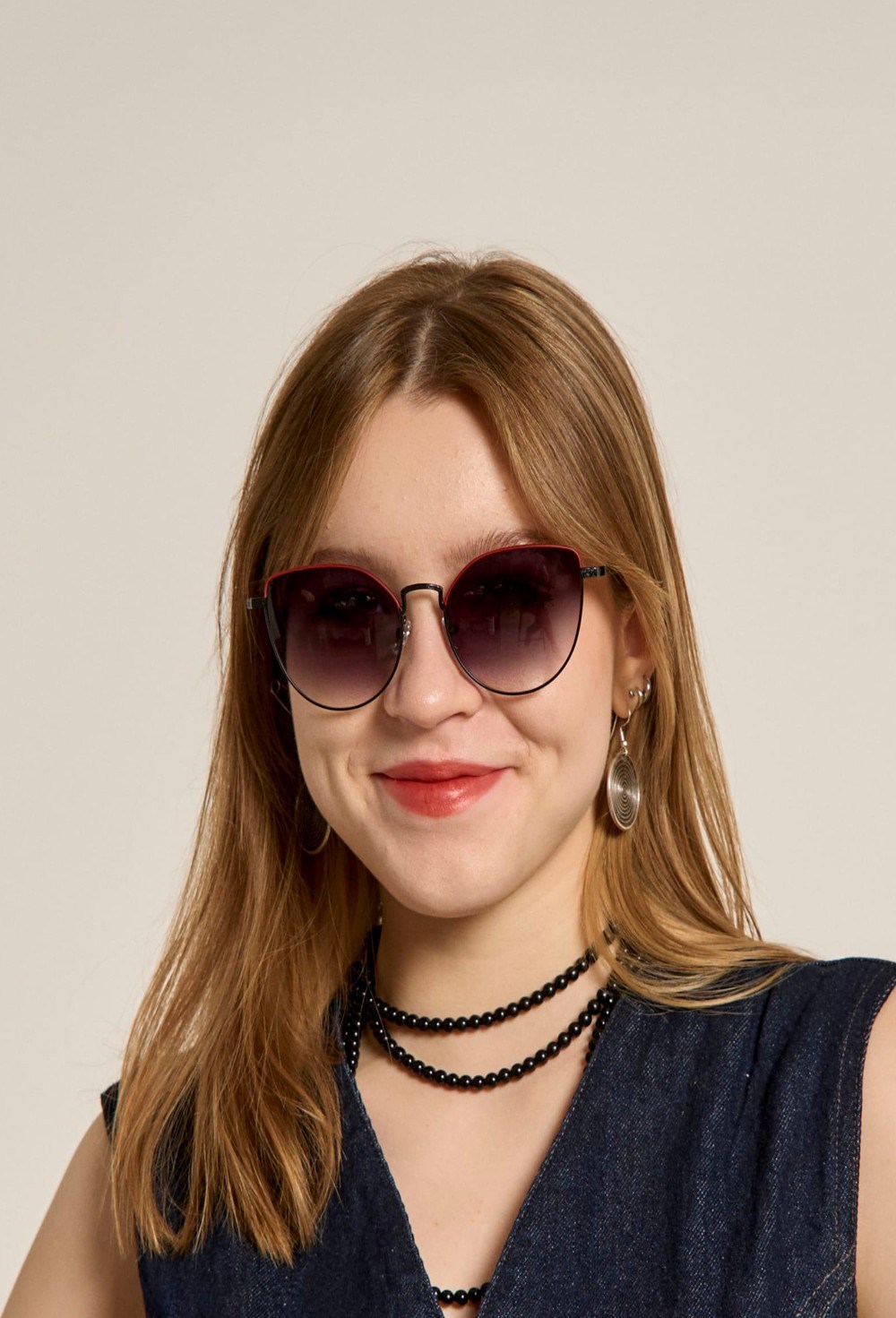 Очки BIG KISS Black-Red - фото 100255