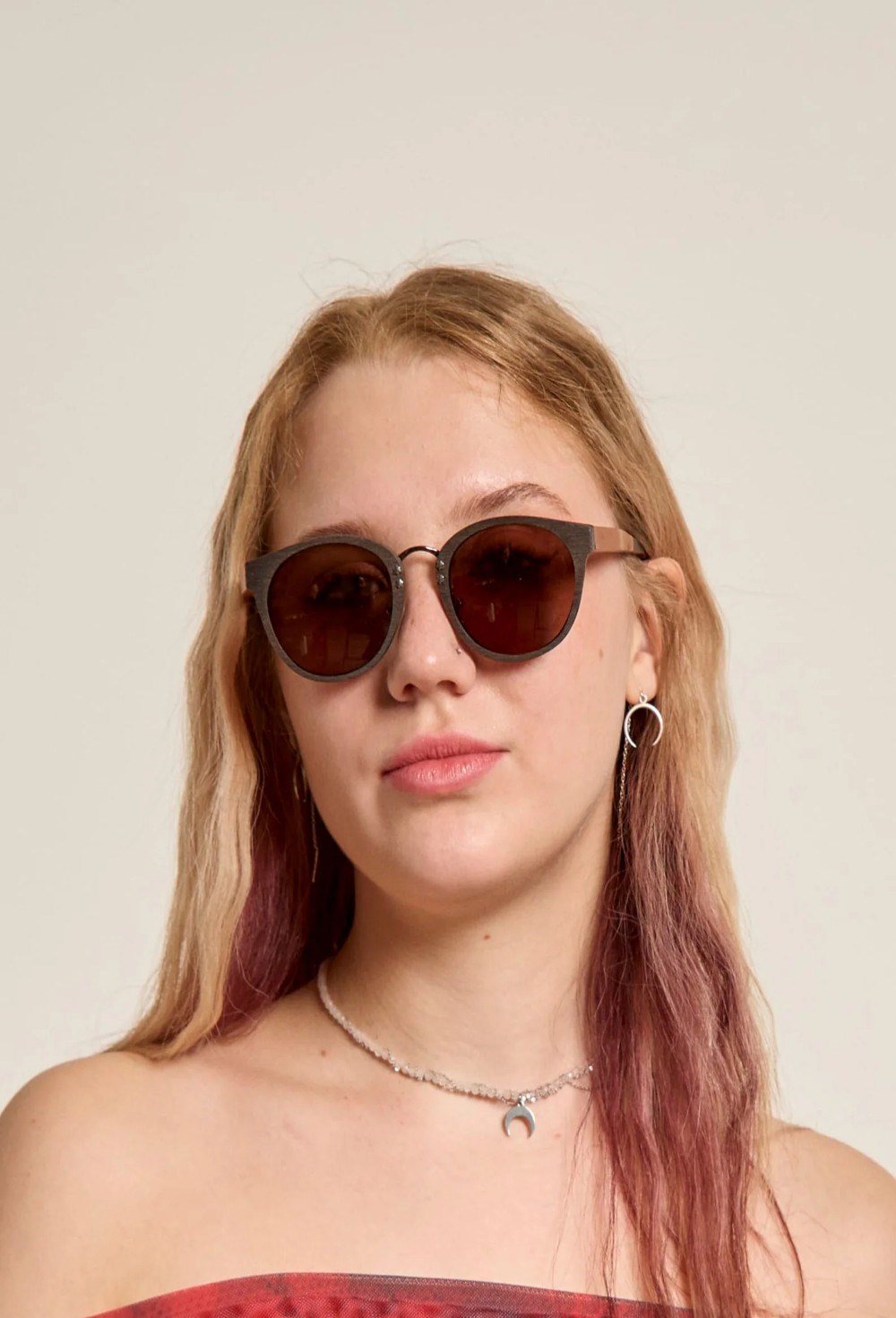 Очки Moon 7 Brown wood - фото 100424