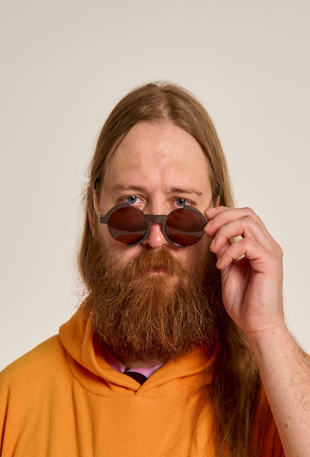 Очки SUN 7 Brown wood - фото 100625