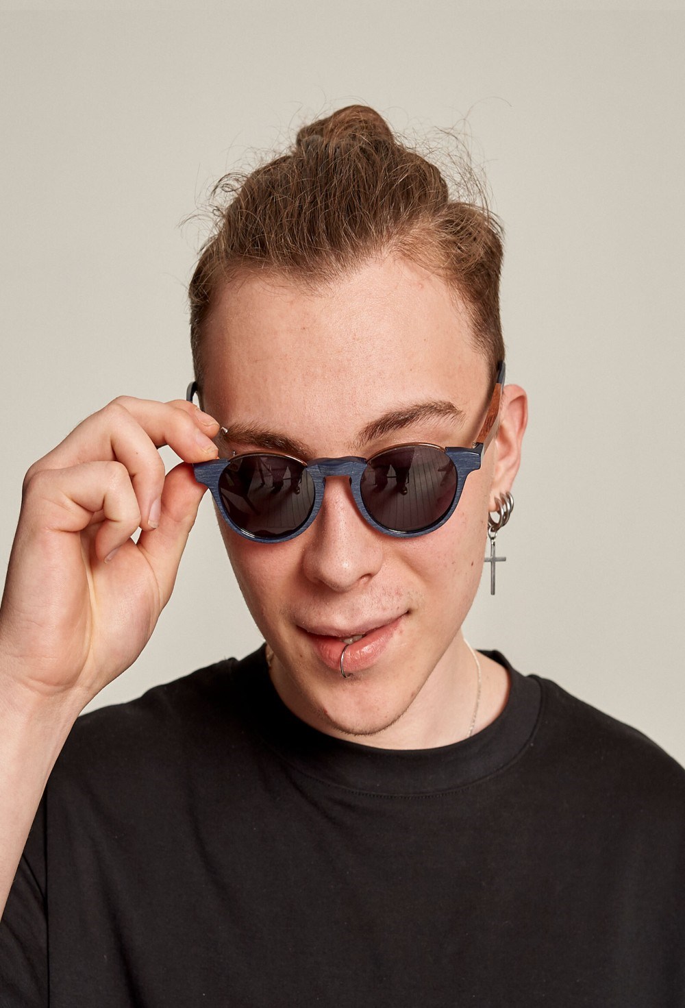 Очки Oliver 6 Blue Wood - фото 100682