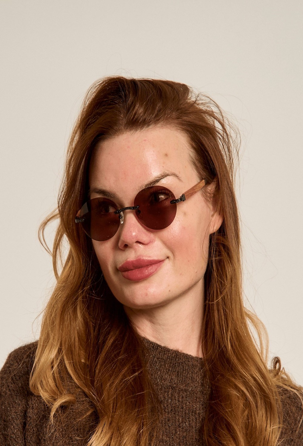 Очки FREE FLOW ROUND Brown - фото 100881