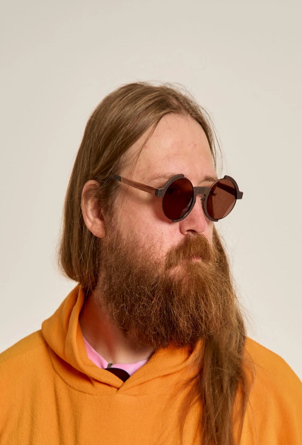 Очки SUN 7 Brown wood - фото 101154