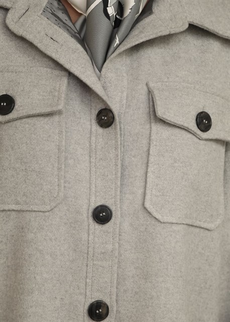 Пальто-рубашка - фото 10169