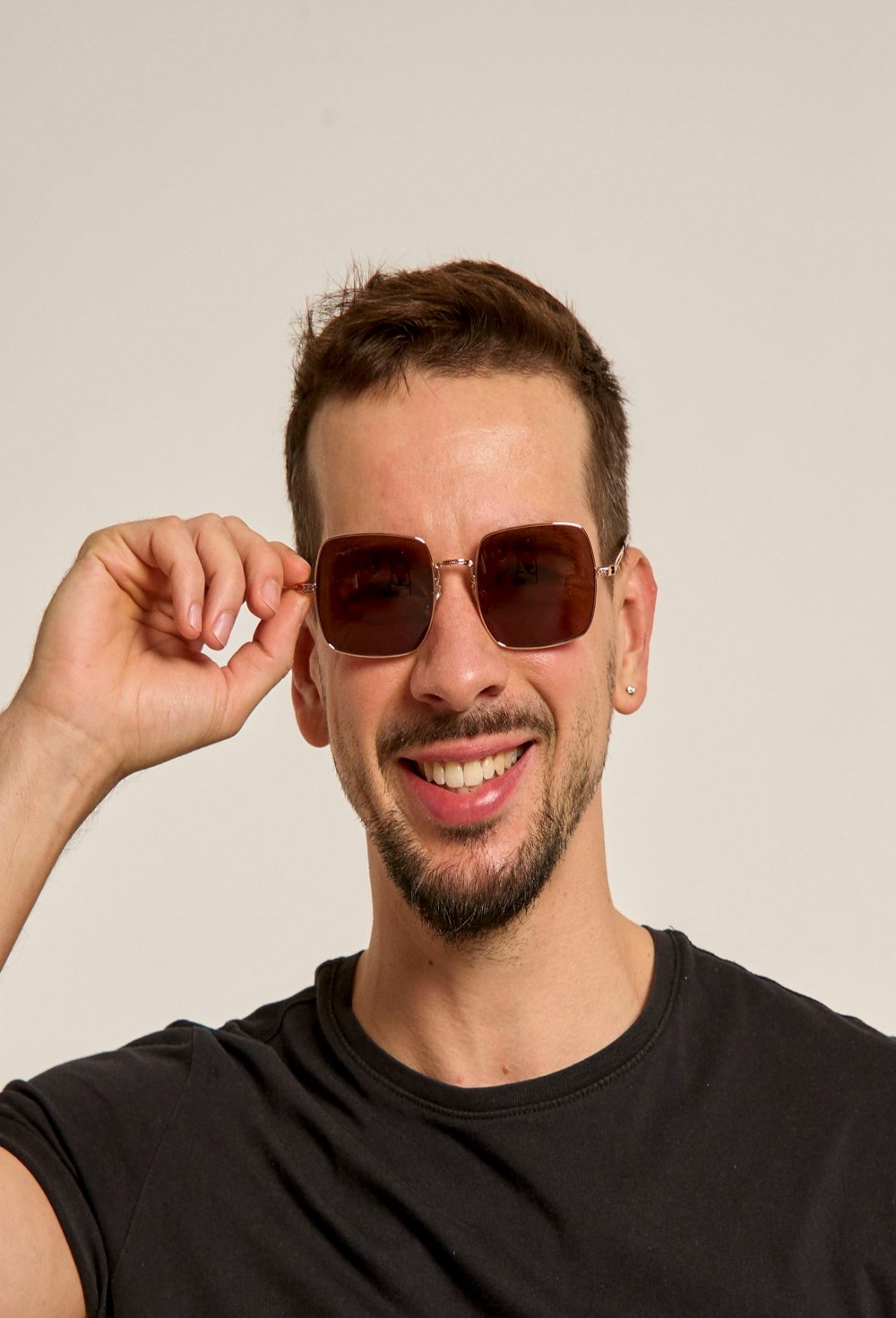 Очки SQUARE Gold - фото 101764