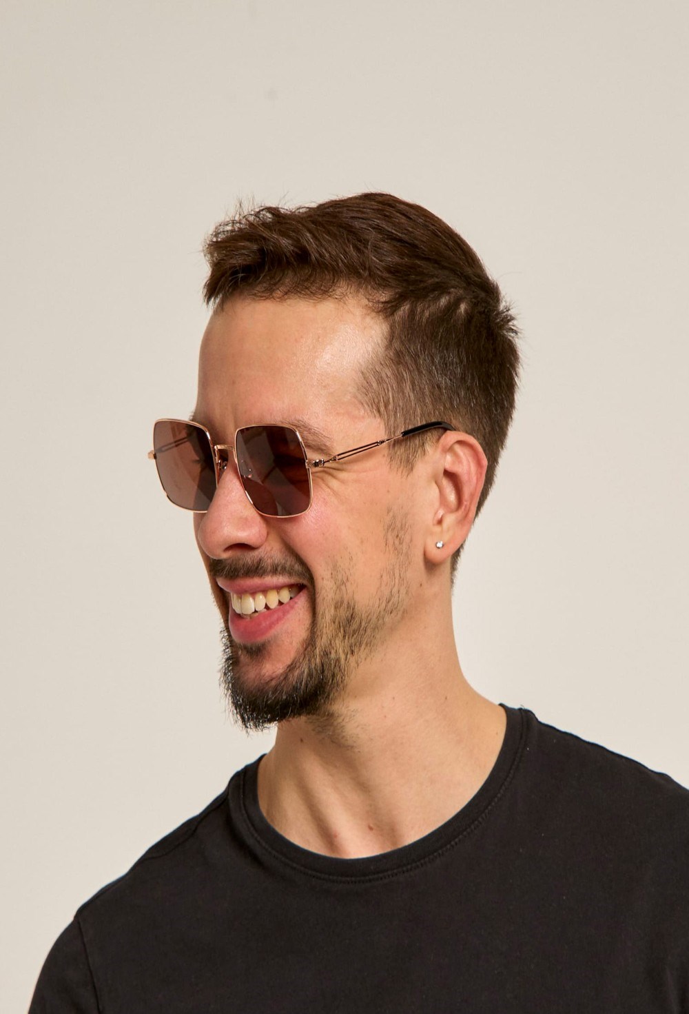 Очки SQUARE Gold - фото 101766