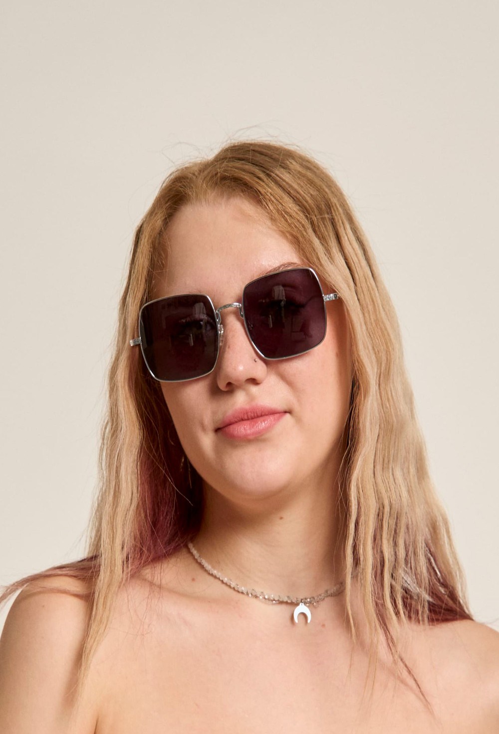 Очки SQUARE Silver - фото 102272