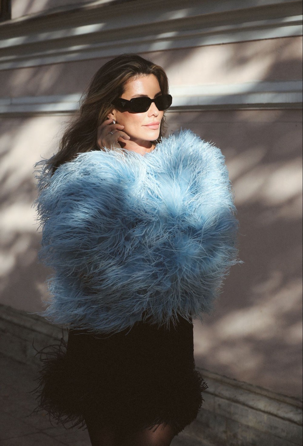 Жакет из пера “Blue dreams” - фото 102404