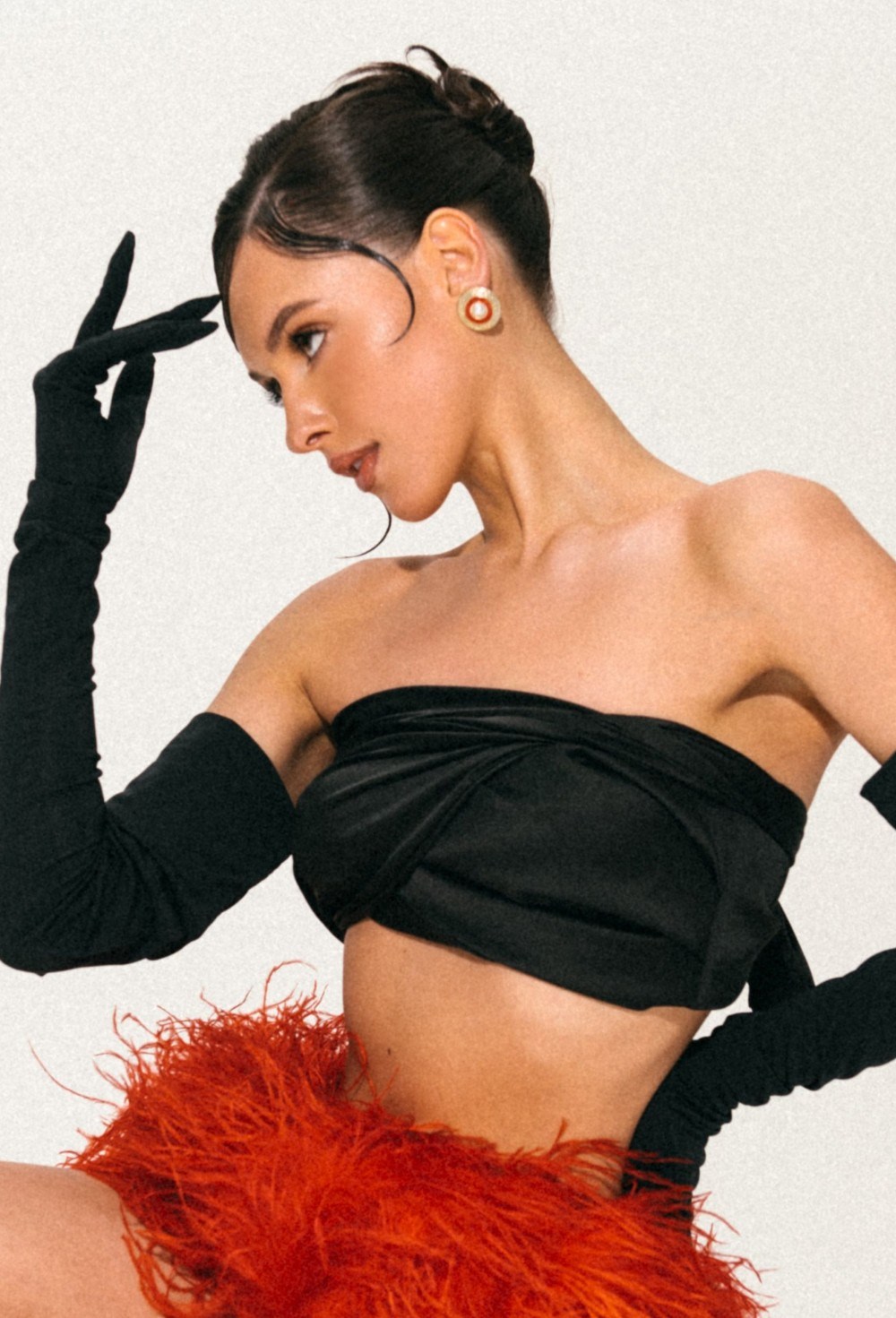 Перчатки длинные - фото 102417