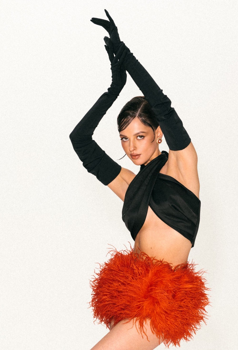 Перчатки длинные - фото 102418