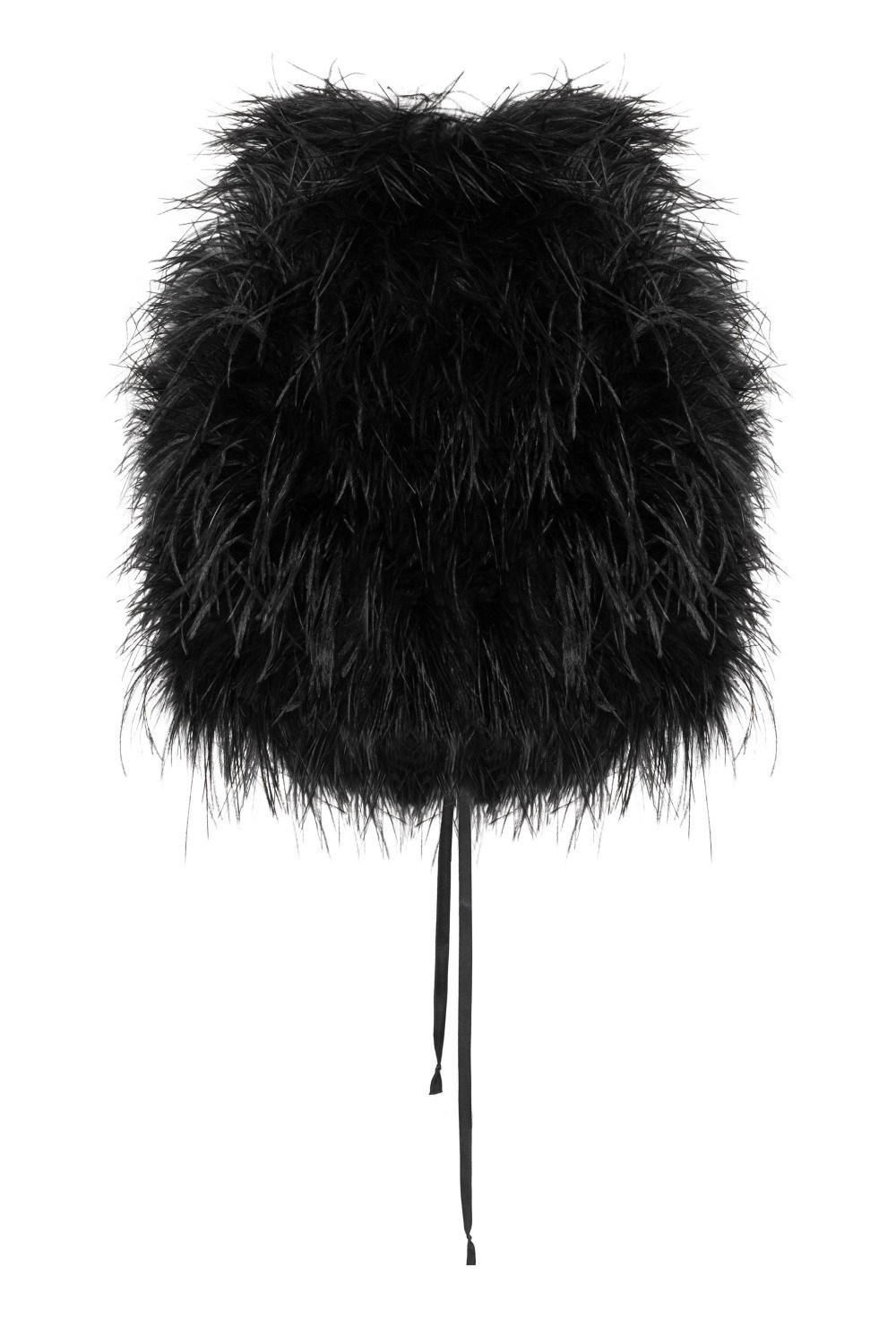 Топ из пера страуса «black swan» - фото 102430