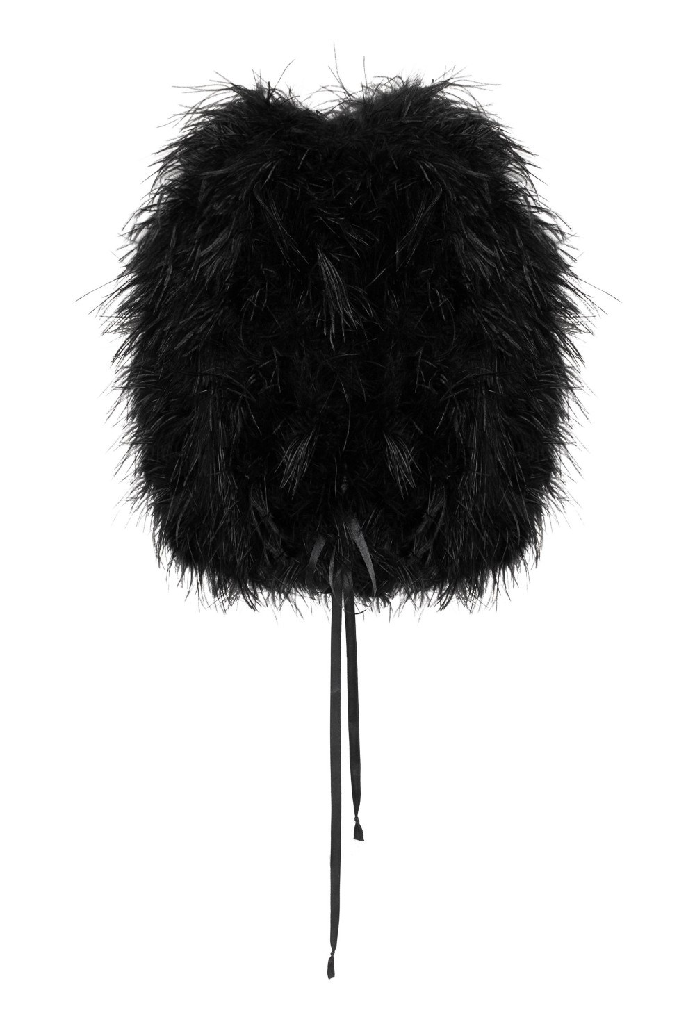 Топ из пера страуса «black swan» - фото 102431