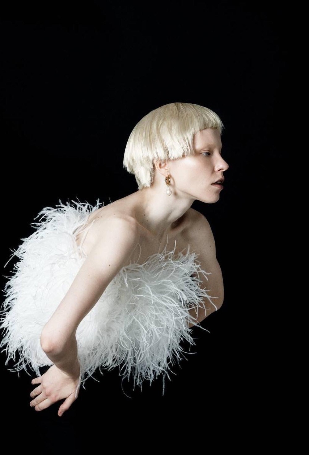 Топ из пера страуса - фото 102498