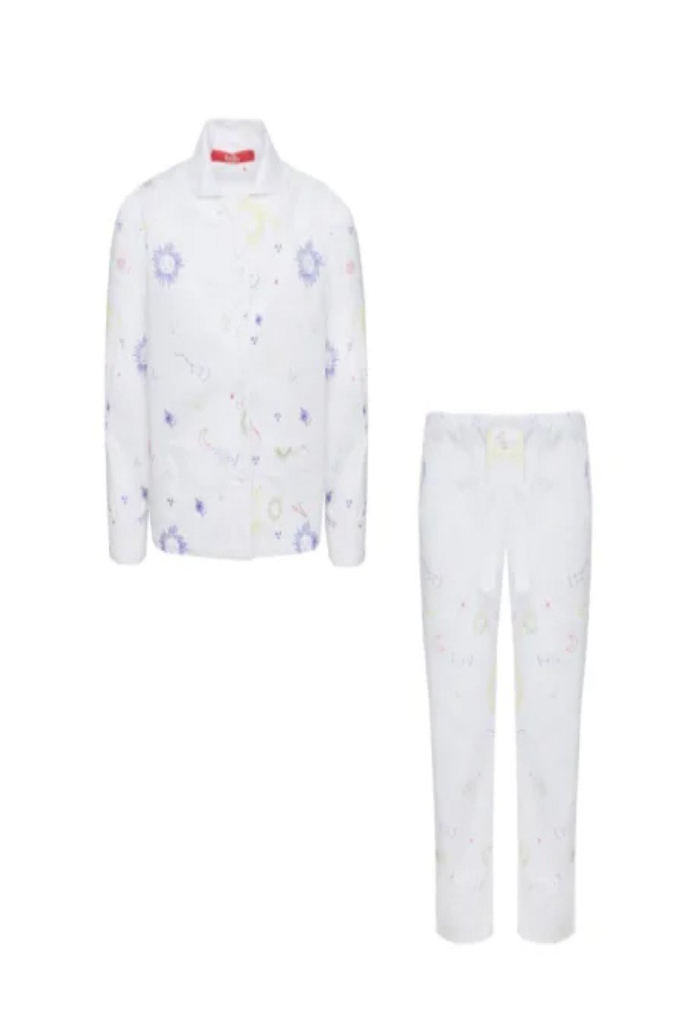 Пижама "Белый космос" - фото 102897