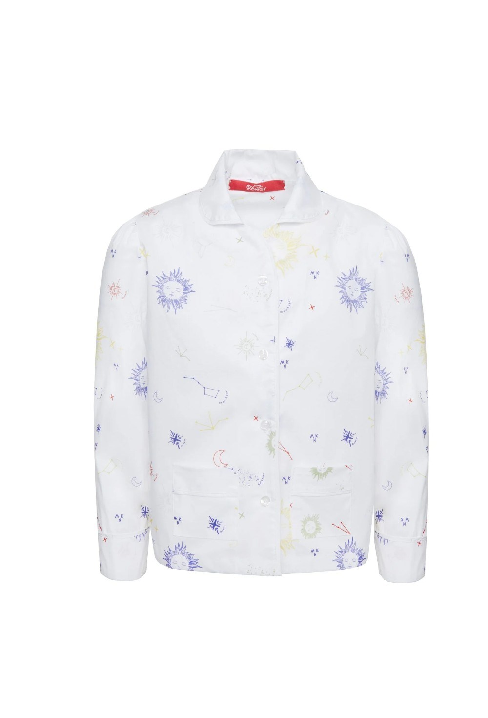 Пижама "Белый космос" - фото 102899