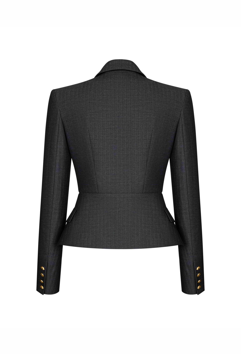 Жакет отрезной по талии - фото 102956