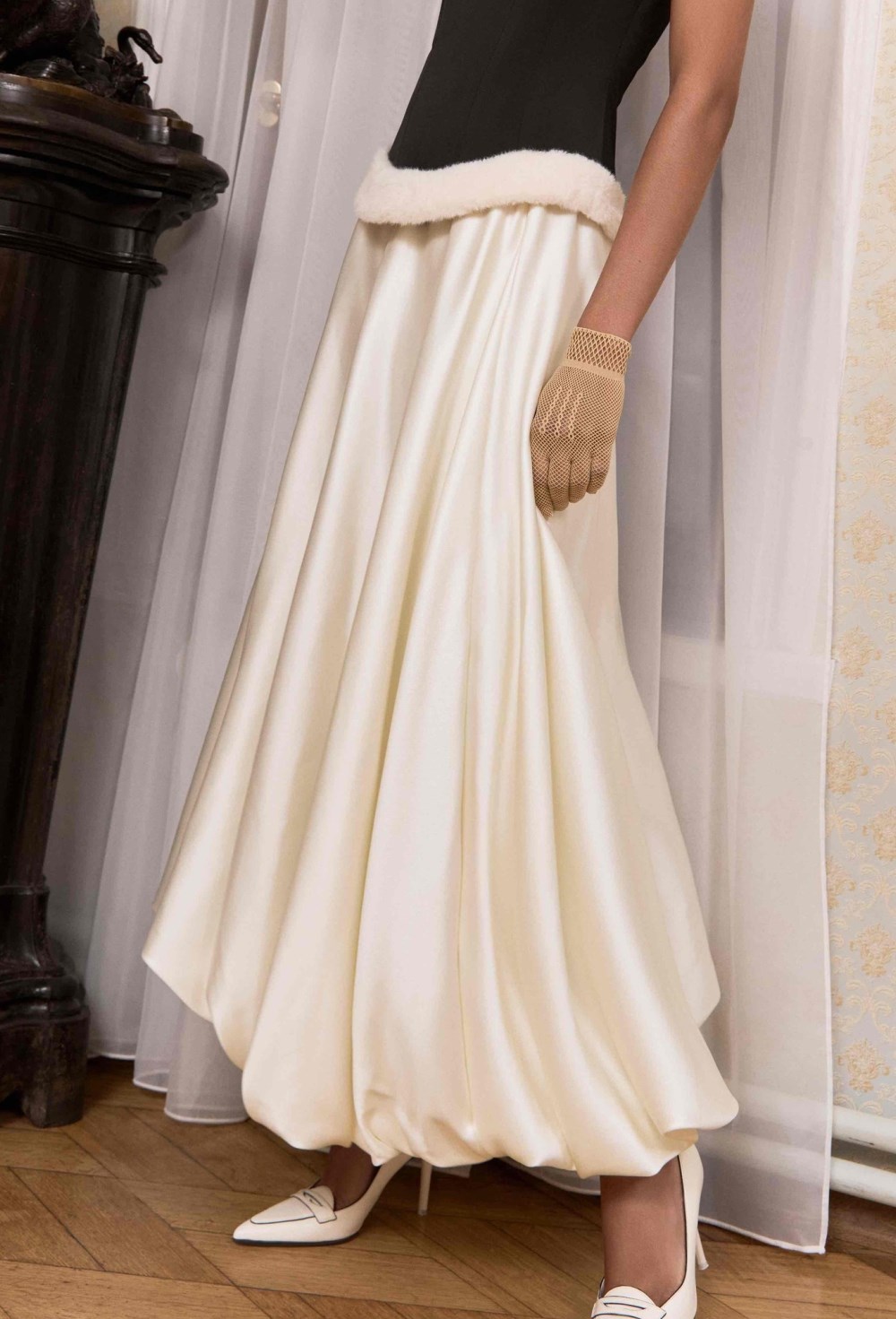 Юбка-баллон макси - фото 102969