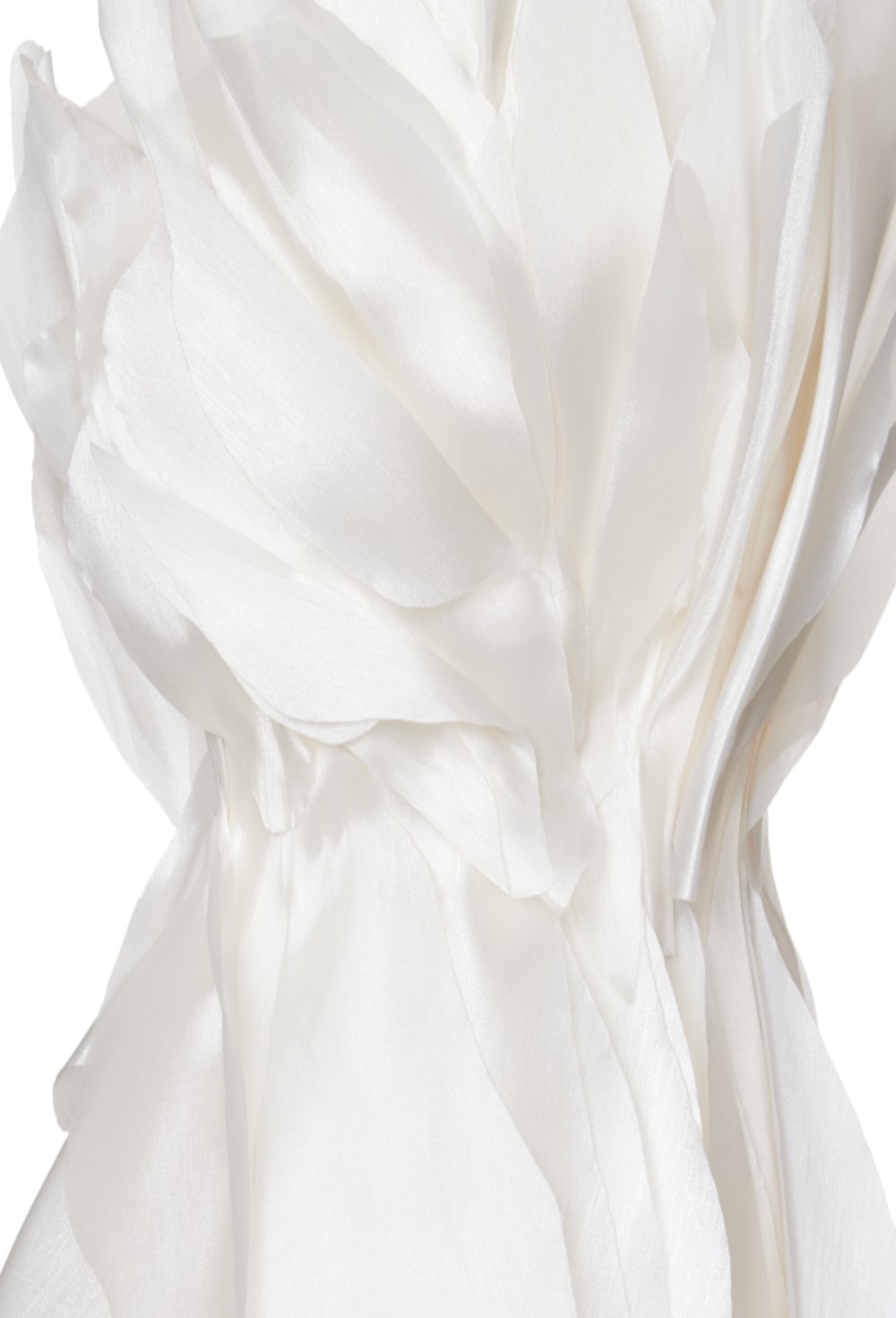 Платье мини корсетное с 3D лепестками - фото 102976