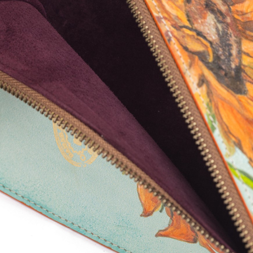 Клатч Комета "Подсолнухи для Mrs. Van Gogh" - фото 103240