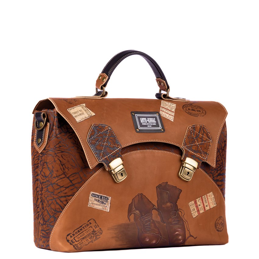 Портфель горизонтальный "Пара ботинок" - фото 103394