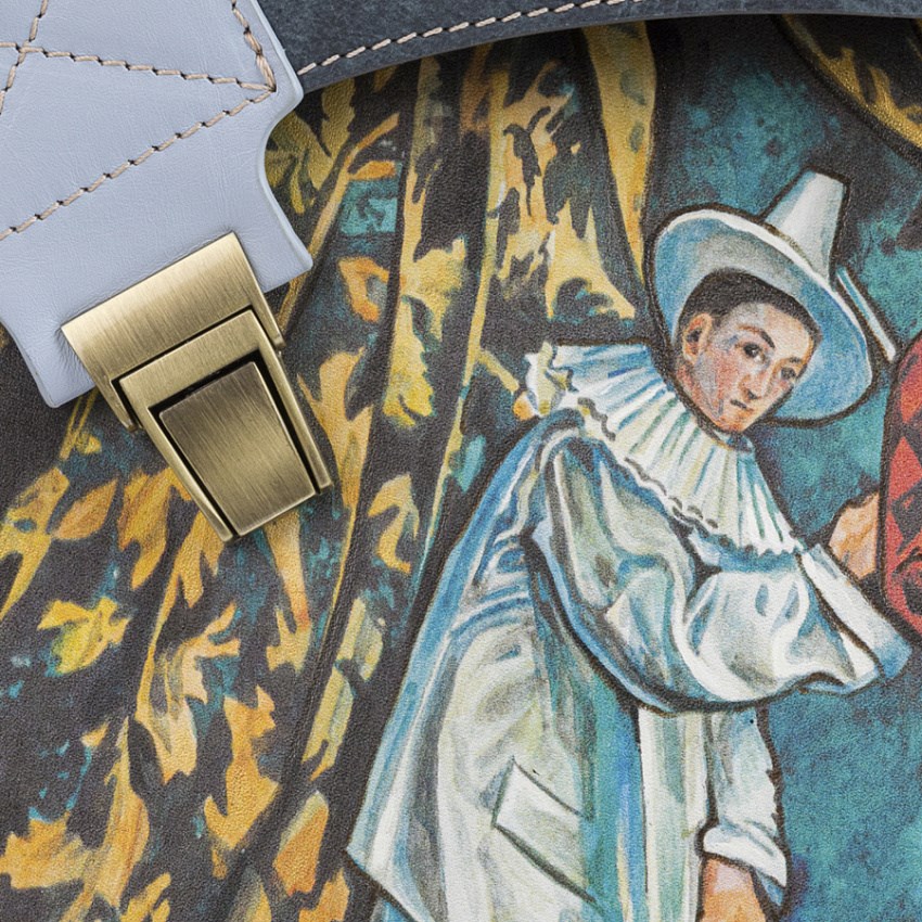 Портфель горизонтальный "Пьеро и Арлекин" - фото 103404