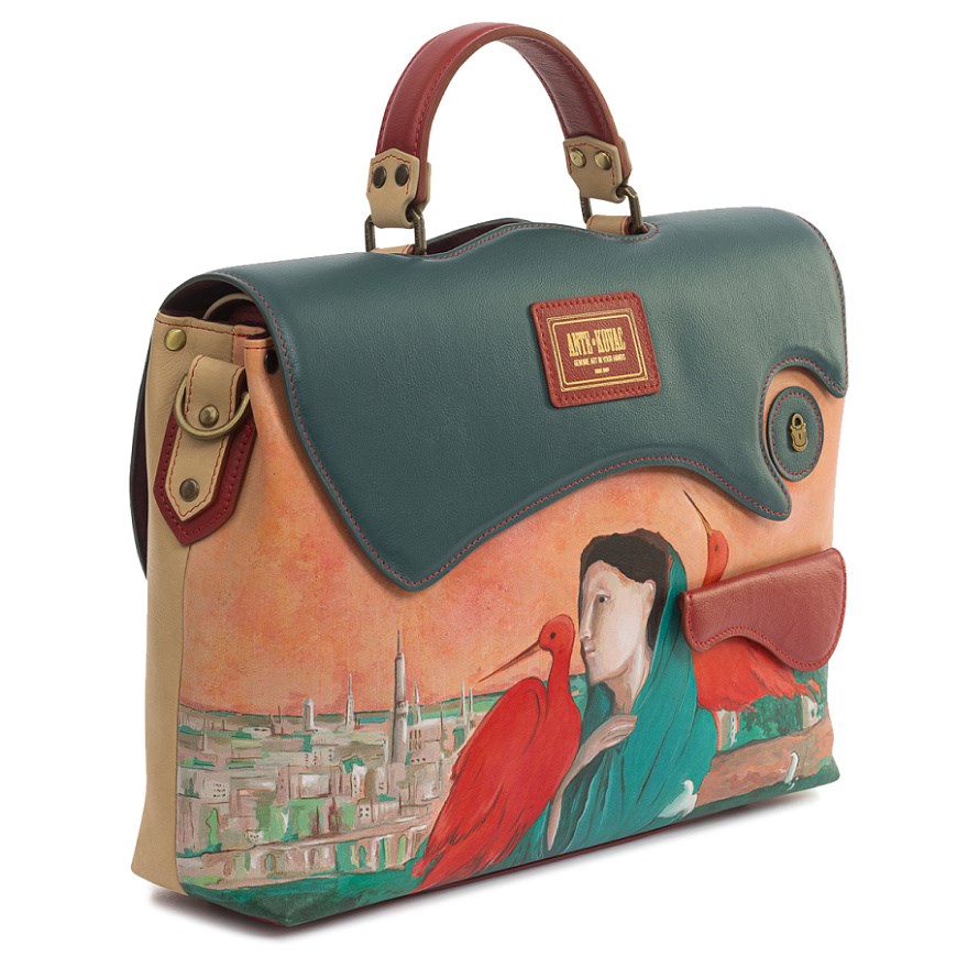 Портфель Voyage "Девушка с ибисами" - фото 103446