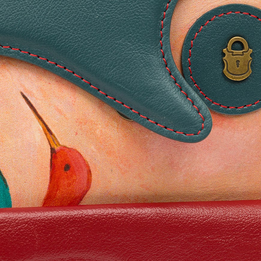 Портфель Voyage "Девушка с ибисами" - фото 103451