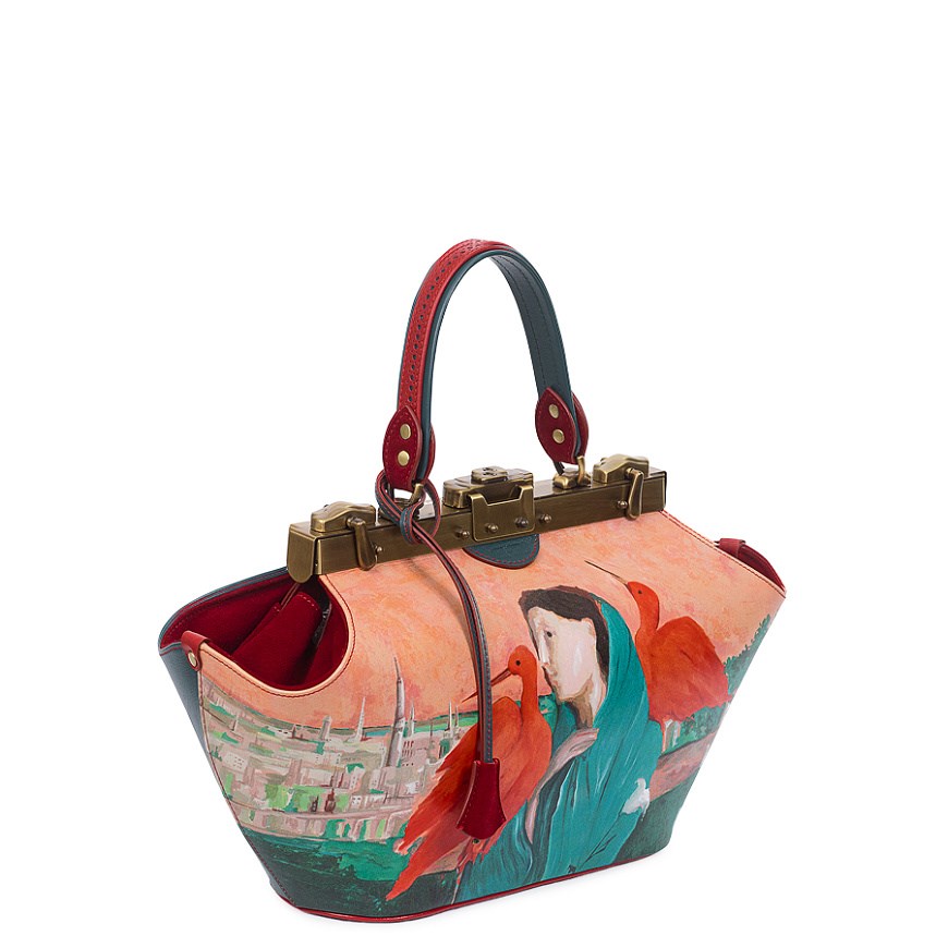 Саквояж Каравелла "Девушка с ибисами" - фото 103543