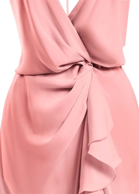 Платье миди с запахом - фото 10358