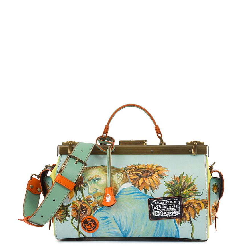 Саквояж 35 "Подсолнухи для Mrs. Van Gogh" - фото 103634