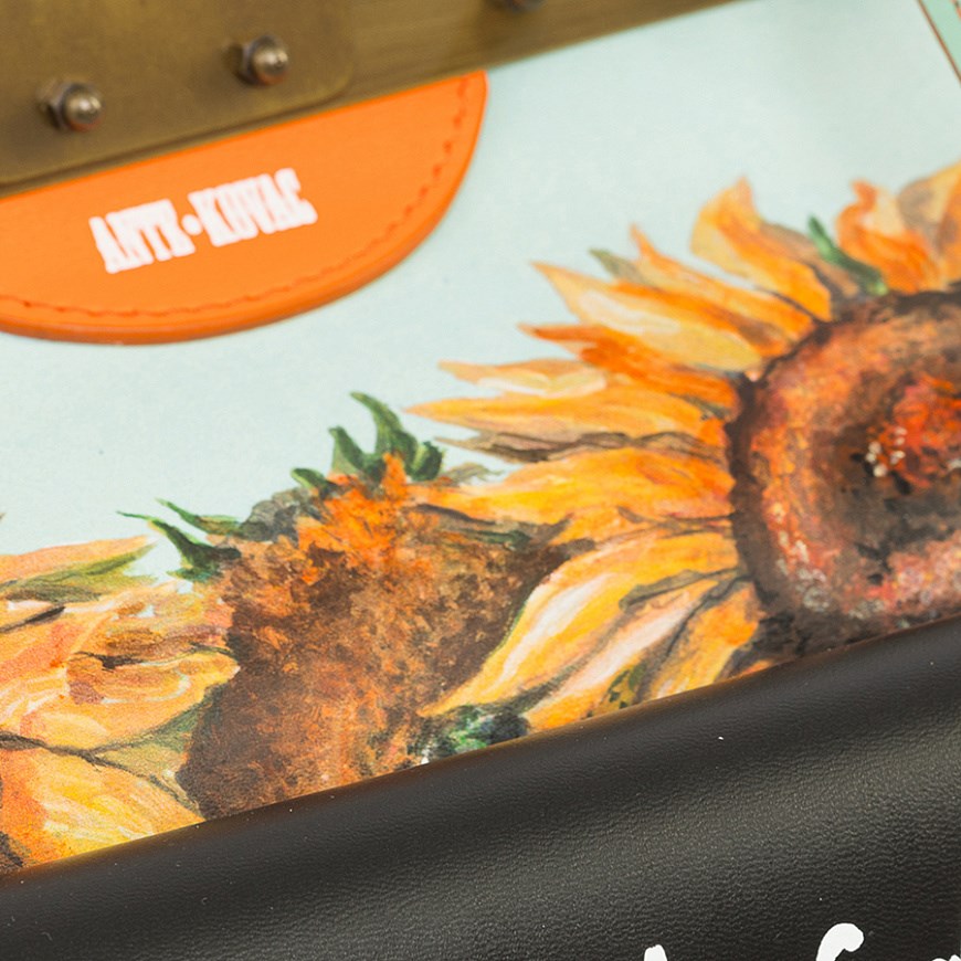 Саквояж 35 "Подсолнухи для Mrs. Van Gogh" - фото 103636