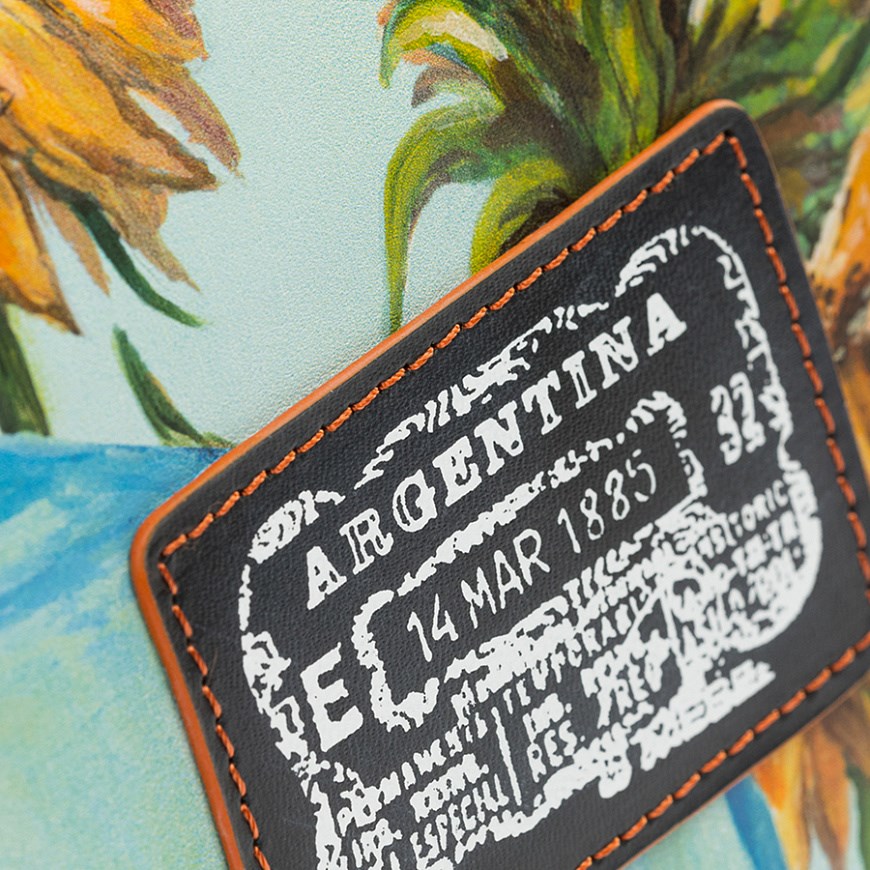 Саквояж 35 "Подсолнухи для Mrs. Van Gogh" - фото 103638