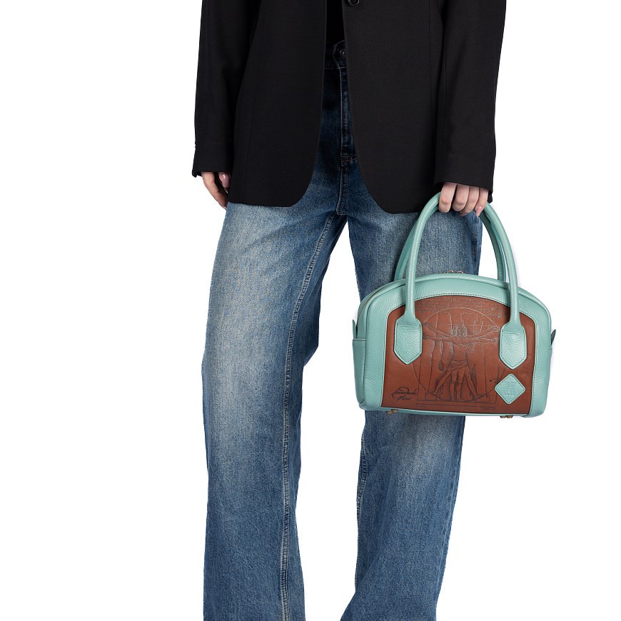 Сумка Мадлен "Витрувианский человек" - фото 103766