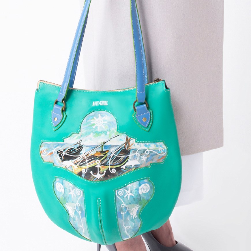 Сумка №19 "Рыбацкие лодки" - фото 103832