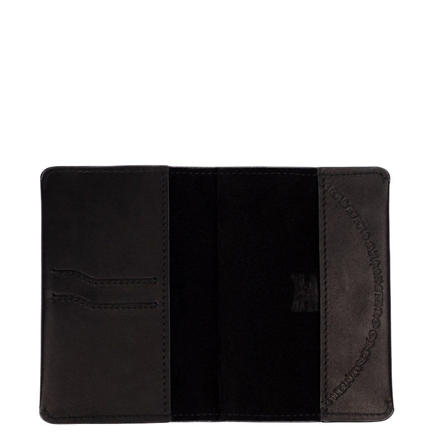 Обложка на паспорт "Роза ветров" в черном - фото 104249