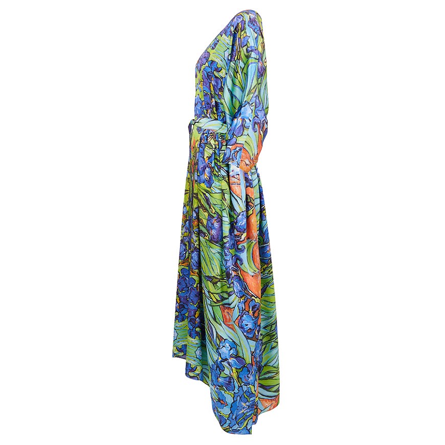 Платье "Ирисы для Mrs. Van Gogh" - фото 104400