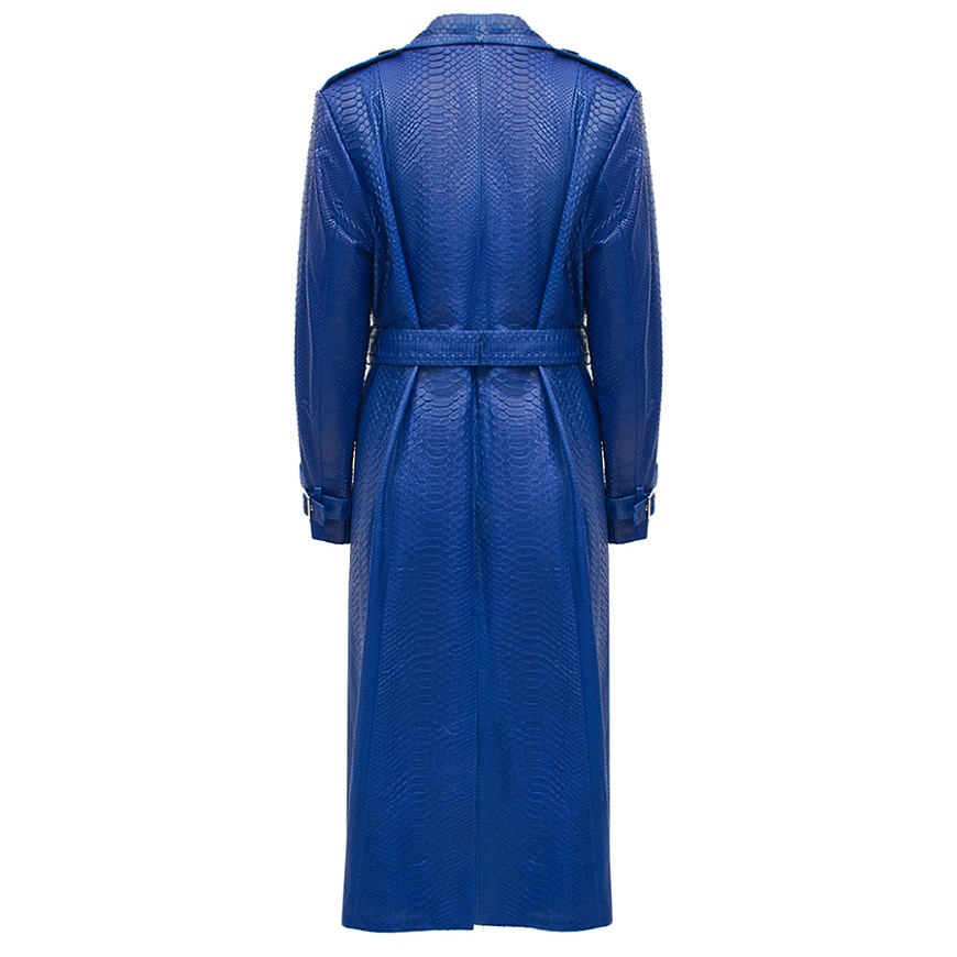 Тренч "Blue Python" - фото 104431