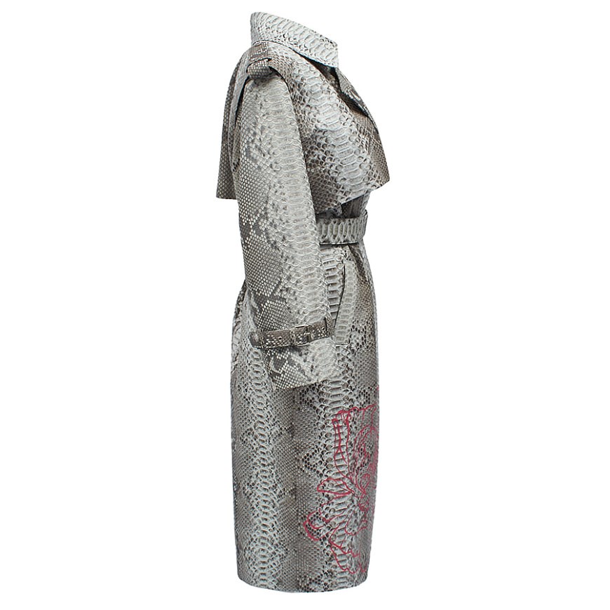 Тренч "Rosa of Python" - фото 104433