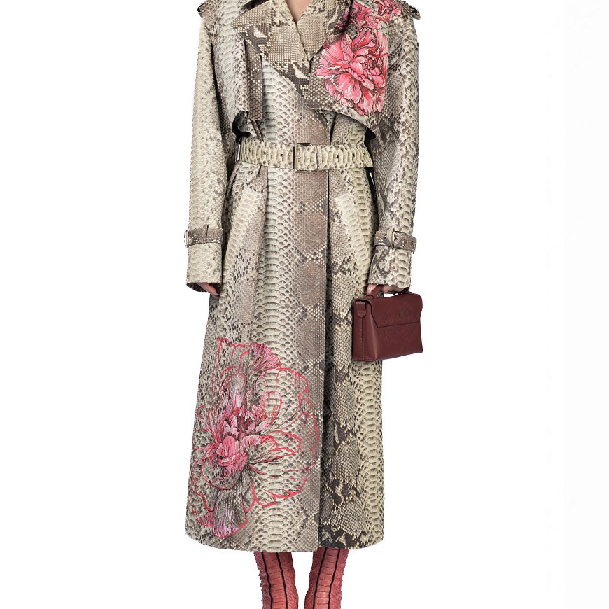 Тренч "Rosa of Python" - фото 104435