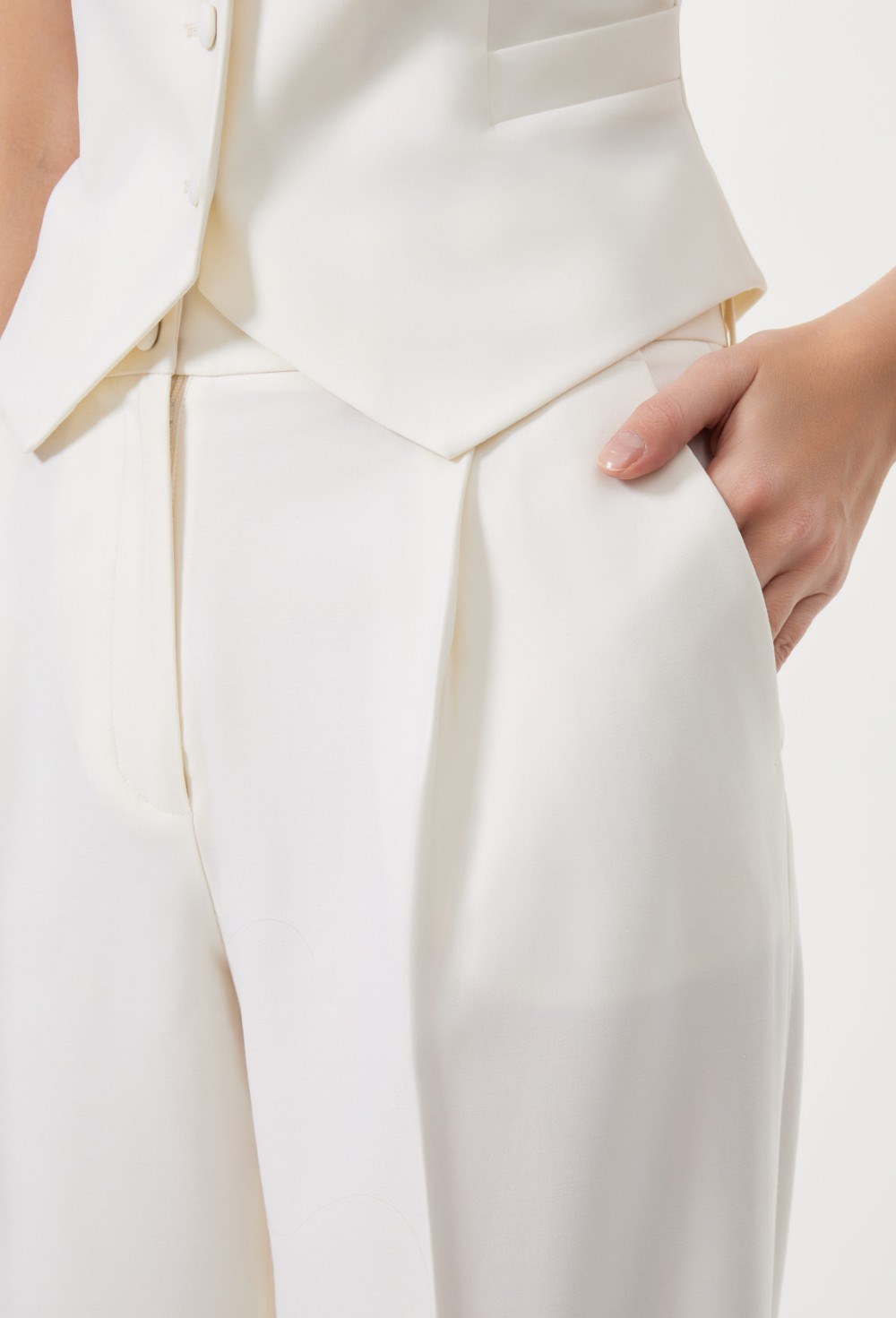 Брюки из шерсти - фото 105476