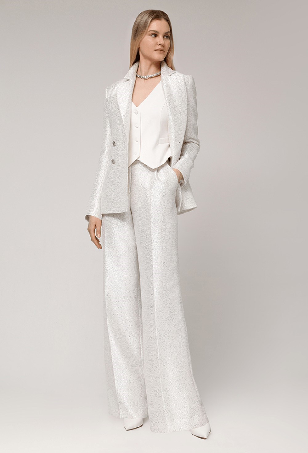 Брюки с пайетками - фото 105506