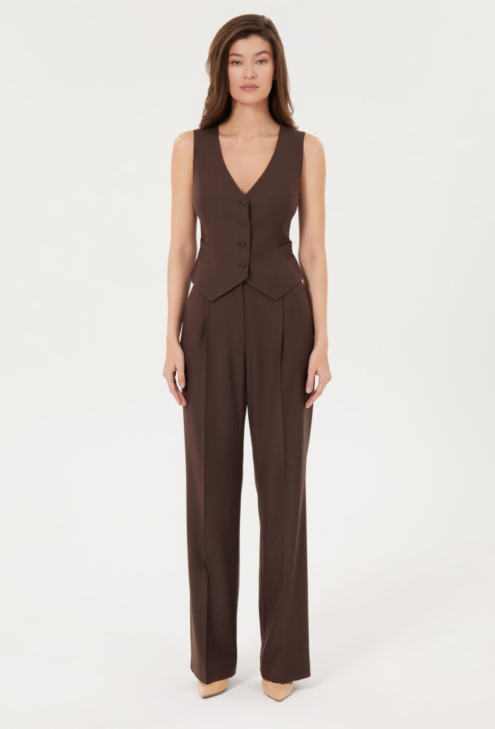 Жилет из шерсти - фото 105550