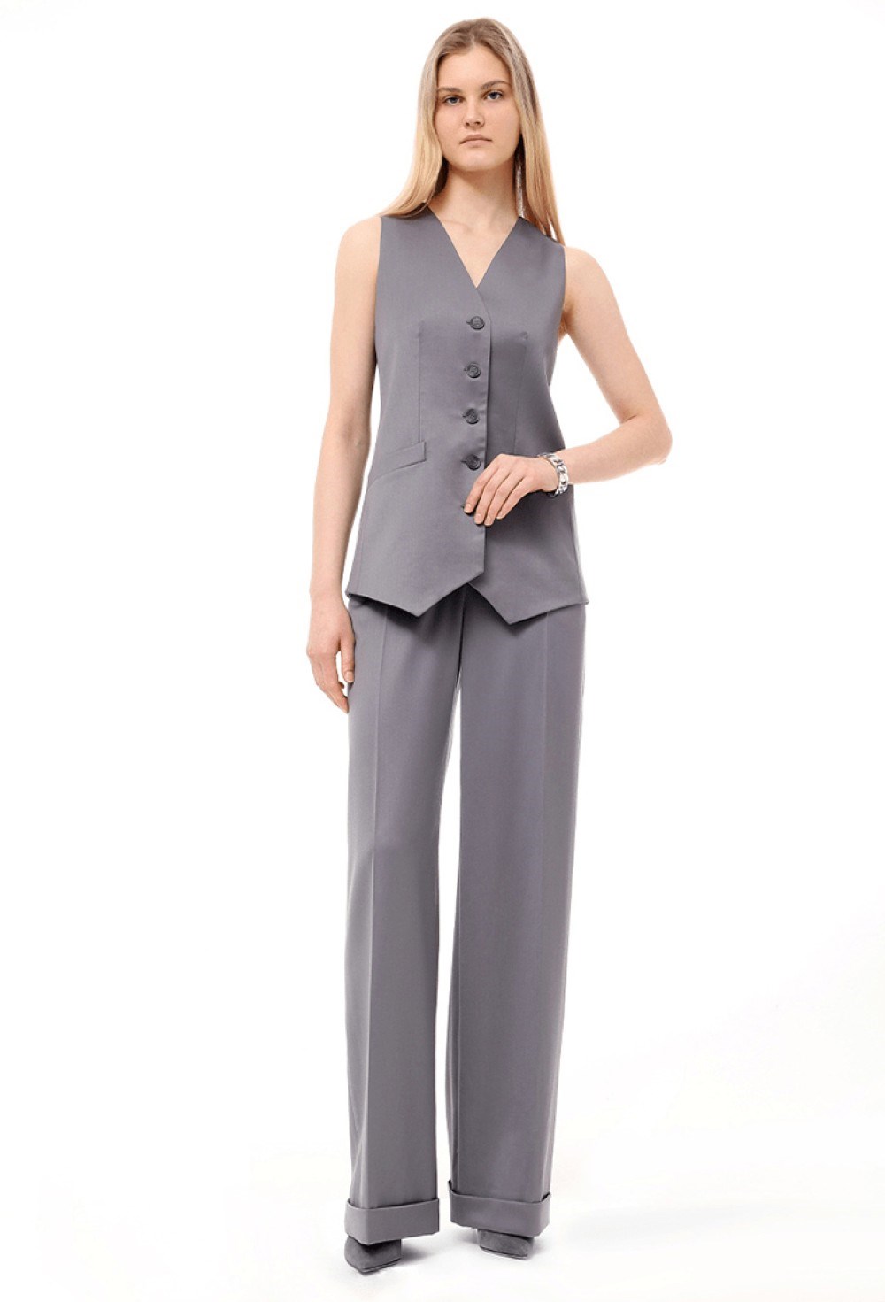 Жилет из шерсти - фото 105563