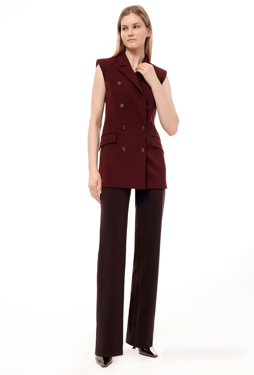 Жилет удлинненый - фото 105573