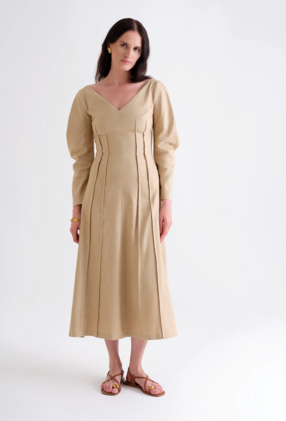 Платье изо льна - фото 105682