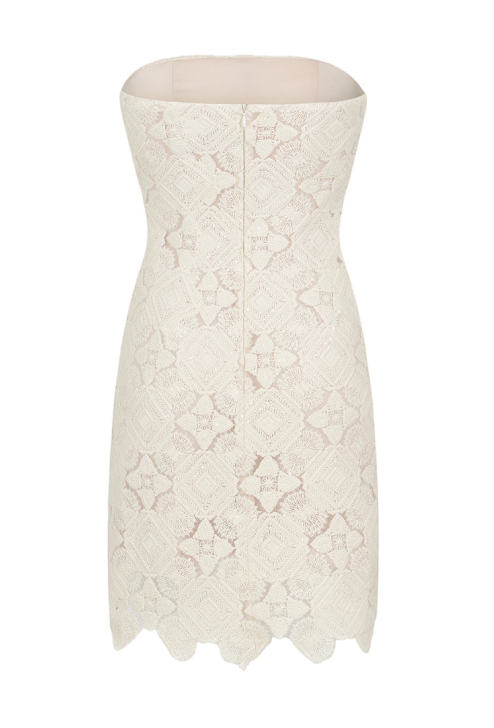 Платье мини с узором - фото 105727