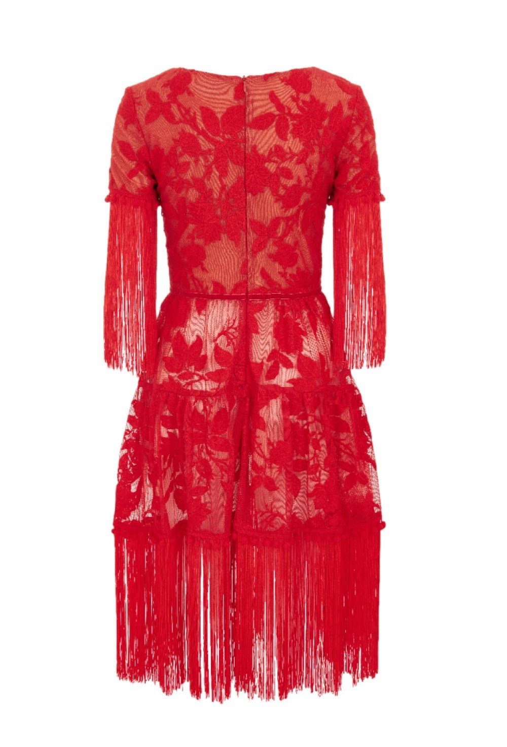 Платье с бахромой - фото 105743