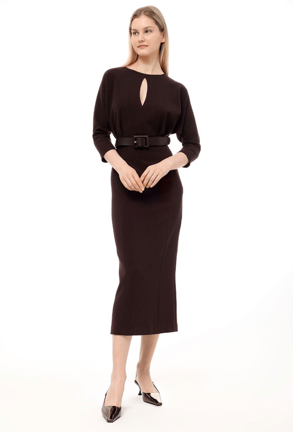 Платье с вырезом - фото 105754