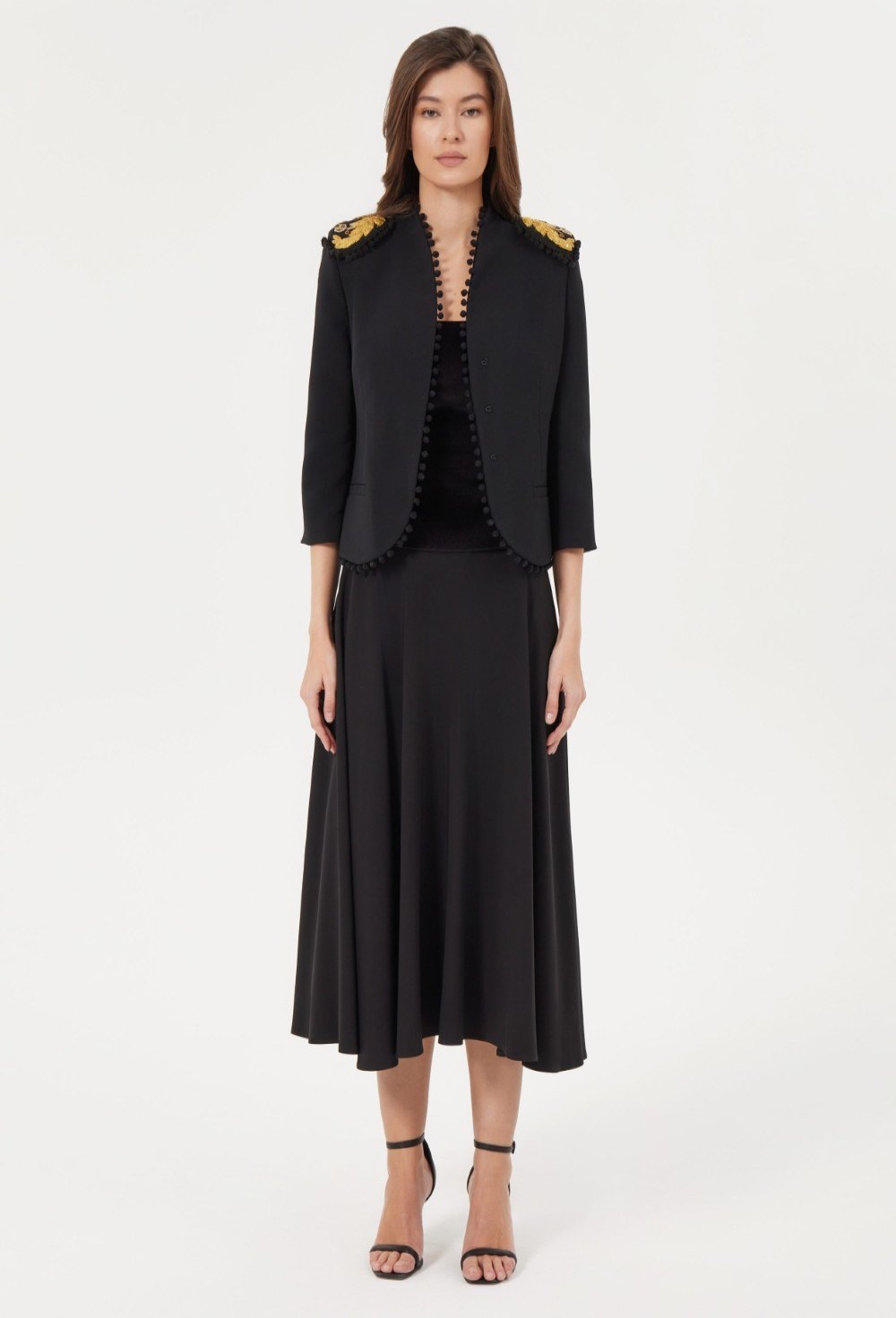 Жакет с эполетами - фото 106014