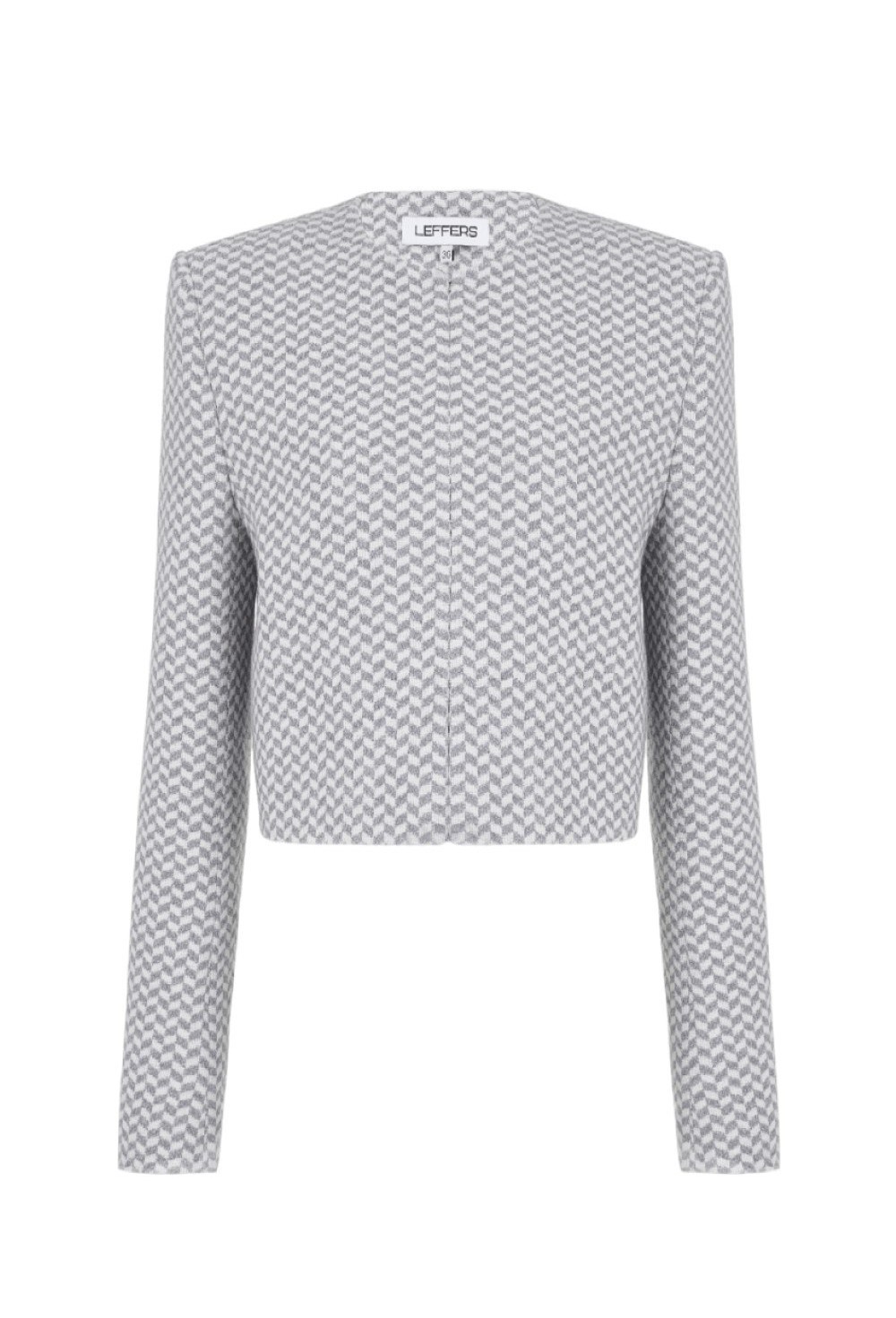 Жакет укороченный из шерсти - фото 106038